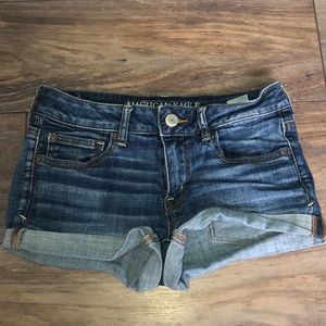 American Eagle Denim Stretch Shorts